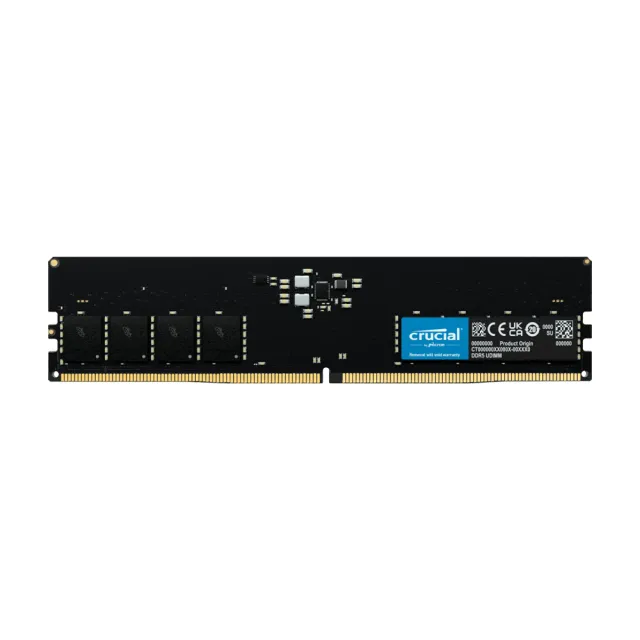 【Crucial 美光】DDR5 5600 32GB 桌上型 記憶體(CT32G56C46U5)