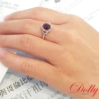 【DOLLY】1克拉 18K金天然尖晶石鑽石戒指