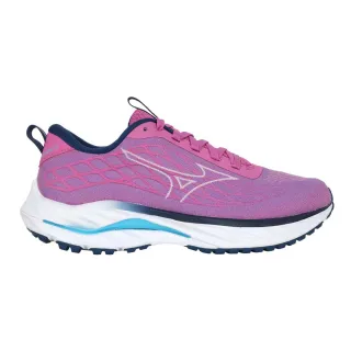 【MIZUNO 美津濃】WAVE INSPIRE 20 SSW 女慢跑鞋-慢跑 訓練 紫桃紅深藍(J1GD241324)