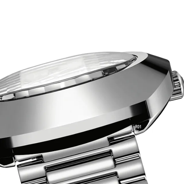【Rado 雷達表】全台獨賣 官方授權 Original DiaStar 鑽星復刻機械腕錶-銀色細帶目款 R01(R12408613)