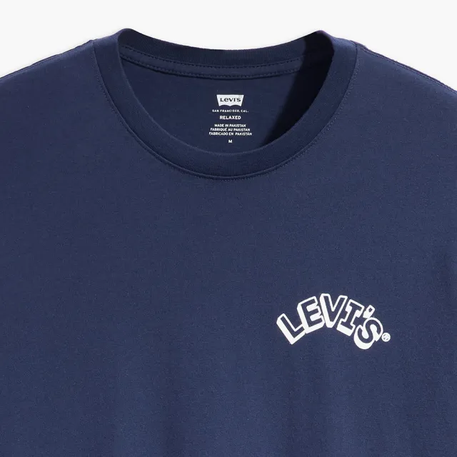 【LEVIS 官方旗艦】男款 短袖T恤 / 立體字體LOGO / 寬鬆休閒版型  人氣新品 16143-1311