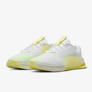 【NIKE 耐吉】訓練鞋 重訓_女_白黃_W NIKE METCON 9(DZ2537106)