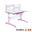 【SingBee 欣美】寬105cm 兒童書桌椅D-D011+SBP-612(書桌椅 兒童桌椅 兒童書桌椅 升降桌)