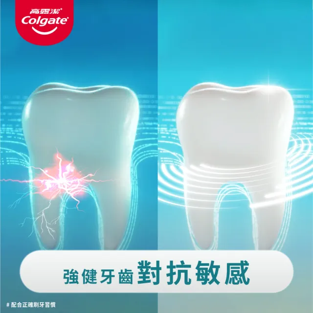 【Colgate 高露潔】抗敏感牙膏120g(強護琺瑯質/清涼薄荷/牙齦護理/潔淨亮白)