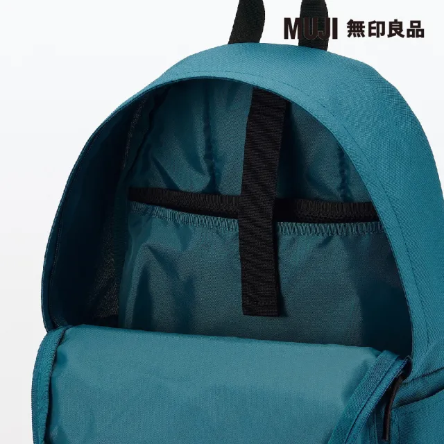 【MUJI 無印良品】可減輕肩膀負擔撥水加工聚酯纖維後背包(共2色)