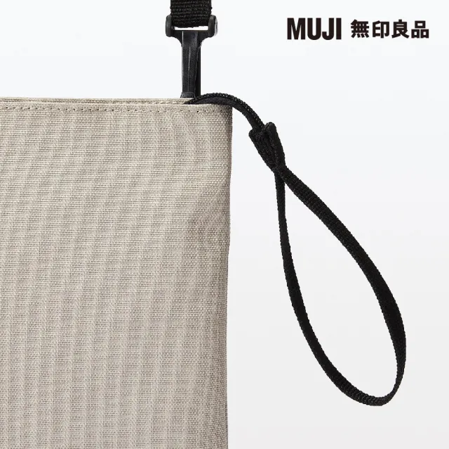 【MUJI 無印良品】撥水加工聚酯纖維迷你隨身側包(共2色)