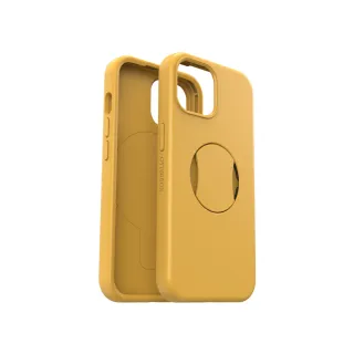【OtterBox】iPhone 15 6.1吋 OtterGrip Symmetry 炫彩幾何保護殼-黃(支援MagSafe)