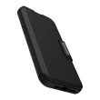 【OtterBox】iPhone 15 Pro Max 6.7吋 Strada 步道者系列真皮掀蓋保護殼-黑(支援MagSafe)