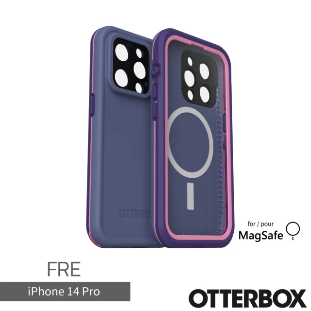OtterBoxOtterBox LifeProof iPhone 14 Pro 6.1吋 Fre 全方位防水/雪/震/泥 保護殼-紫(支援MagSafe)