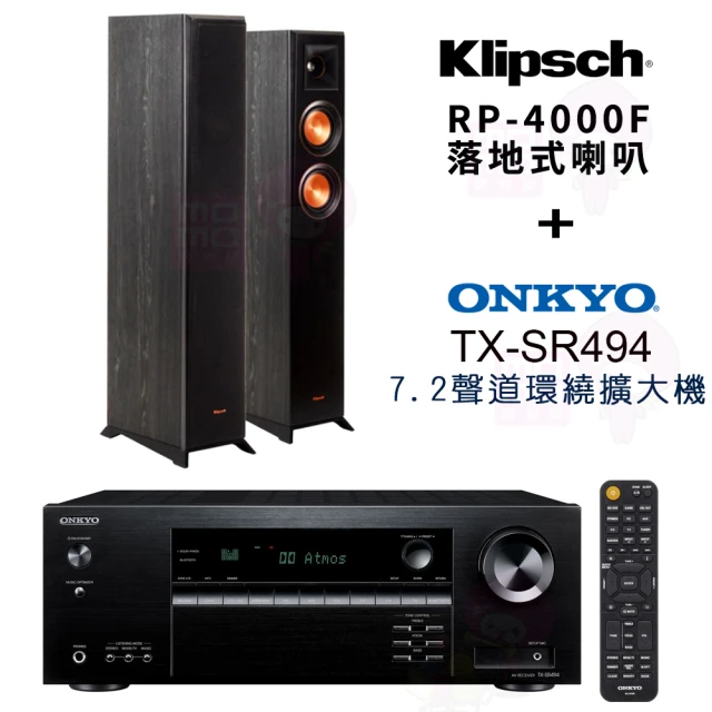 Klipsch RP-4000F+ONKYO TX-SR49