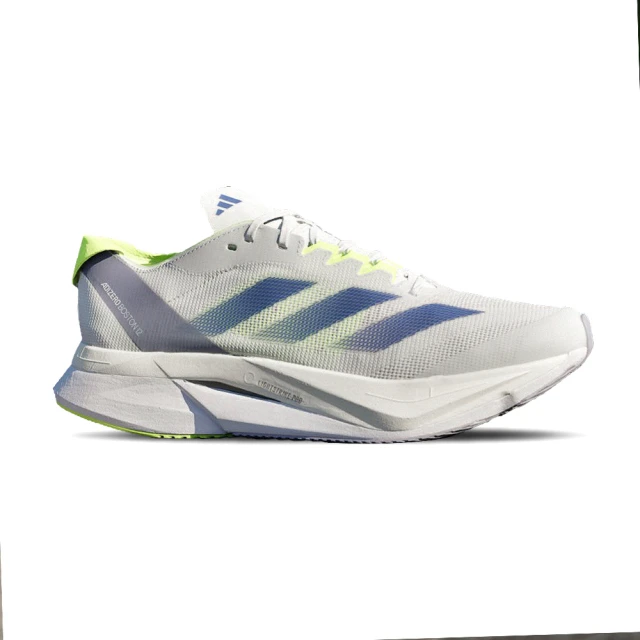 adidas 愛迪達adidas 愛迪達 Adizero Boston 12 M 男鞋 白藍色 緩震 中長跑 跑鞋 慢跑鞋 IE8493