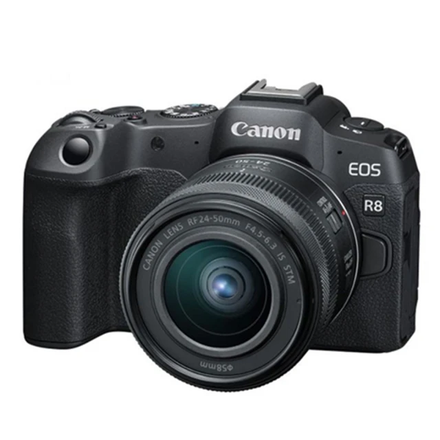 Canon EOS R8 + RF 24-50mm F4.5-6.3 IS STM 套組(公司貨 128G全配組)