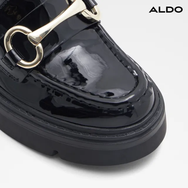 【ALDO】雙11★MISKA-品味馬銜釦厚底樂福鞋-女鞋(黑色)