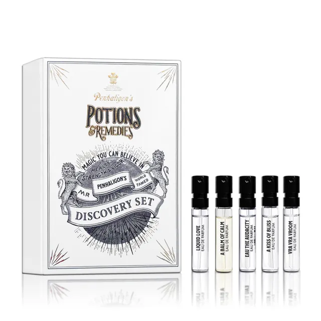 【PENHALIGON’S 潘海利根】魔藥系列針管禮盒 2MLX5入(引擎之聲+愛情魔藥+勇氣之水+幸福之吻+静謐之香)
