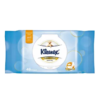 【Kleenex 舒潔】20包組 濕式衛生紙(46抽x20包)
