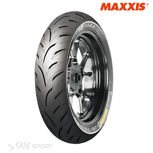 【MAXXIS 瑪吉斯】S98 SPORT 半熱熔運動通勤胎 -12吋輪胎(120-70-12 58L S98 SPORT)