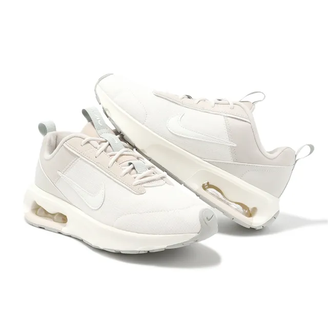 【NIKE 耐吉】休閒鞋 Air Max Intrlk Lite 女鞋 米白 緩震 氣墊 運動鞋(DX3705-002)