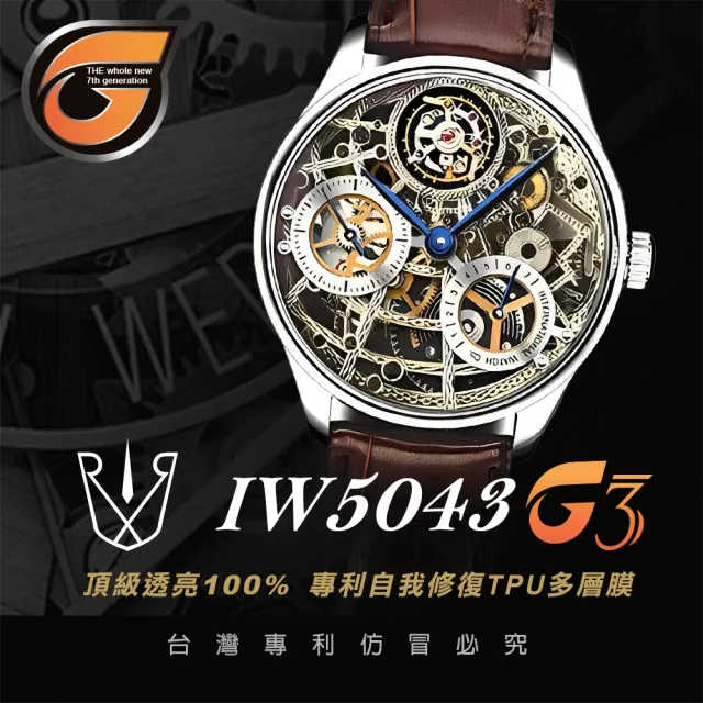 【RX-8】RX8-G3第7代保護膜 萬國IWC 膠帶款 系列腕錶、手錶貼膜(不含手錶)