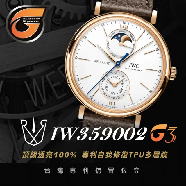 【RX-8】RX8-G3第7代保護膜 萬國IWC 膠帶款 系列腕錶、手錶貼膜(不含手錶)