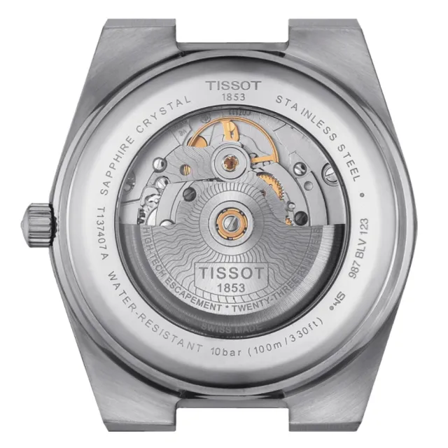 【TISSOT 天梭 官方授權】PRX系列 80小時動力儲存機械腕錶 母親節 禮物(T1374072103100)