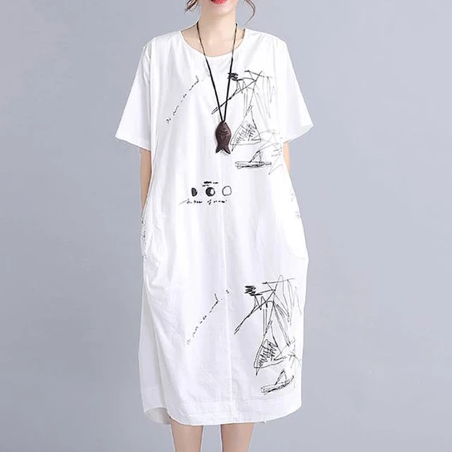 【LANNI 藍尼】現貨 鉛筆塗鴉款設計寬鬆上版上衣(休閒/售完不補)