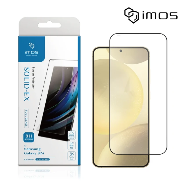 【iMos】Samsung Galaxy S24 9H強化玻璃保護貼