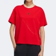 【adidas 愛迪達】Gfx Ss Tee 女款 紅色 圓領 上衣 舒適 運動 休閒 短袖  IZ3139