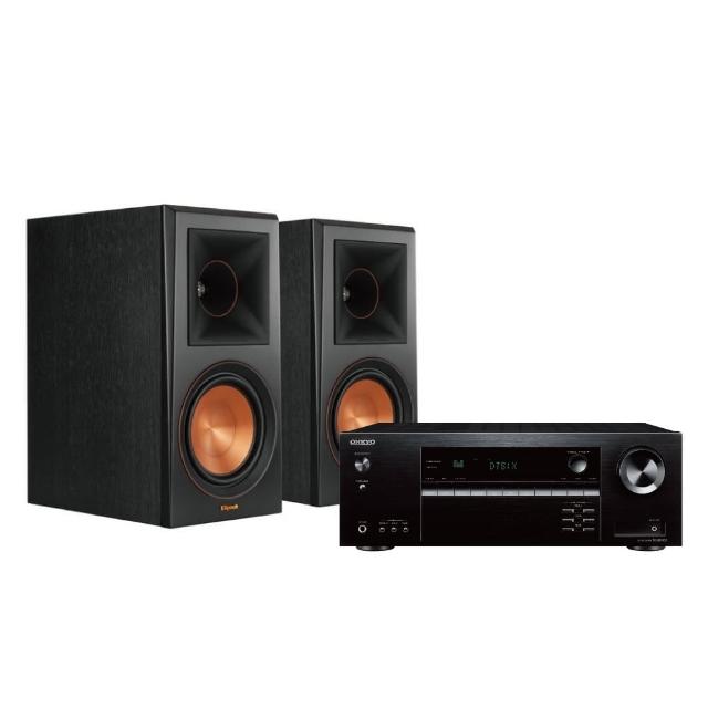 【Klipsch】RP-600M書架式喇叭+Onkyo TX-NR5100擴大機 兩聲道組合