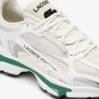 【LACOSTE】L003 女鞋 休閒鞋 白綠銀 透氣網眼 運動鞋 復古鞋(47SFA0012_082 24ss)