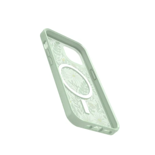 【OtterBox】iPhone 14 Plus 6.7吋 Symmetry Plus 炫彩幾何保護殼-星語草綠(支援MagSafe)