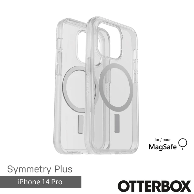 OtterBoxOtterBox iPhone 14 Pro 6.1吋 Symmetry Plus 炫彩幾何保護殼-透明(支援MagSafe)