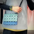 【MoonDy】側背包 菱格幾何包包 小包包 雙色雙面包 日本潮流包 折疊包 攜便包 個性百搭包 情侶包包 禮物