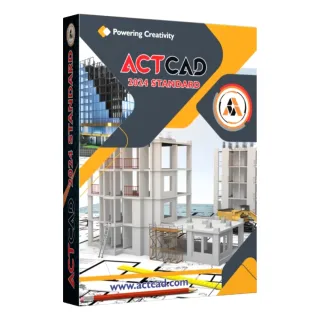 【ActCAD 2024 標準版 USB加密】最值得擁有的CAD軟體(採購超過10套數量請洽ActCAD服務商)