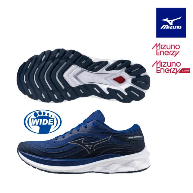 【MIZUNO 美津濃】WAVE SKYRISE 5 男款慢跑鞋 J1GC2409XX J1GC242303 任選一雙(慢跑鞋)