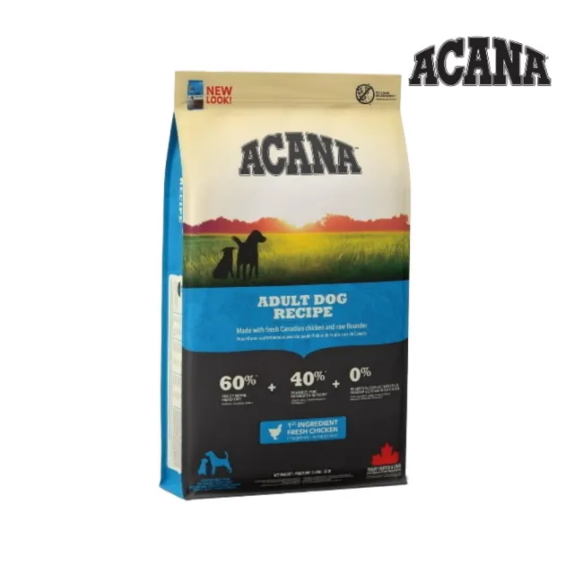 【ACANA】挑嘴無穀配方犬糧2kg 放養雞肉+新鮮蔬果（成犬/老犬/室內犬/幼犬）(狗糧、狗飼料、狗乾糧)