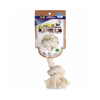 【Doggy Man】犬用自然素材棉質潔牙拉索玩具-SS(寵物用品)