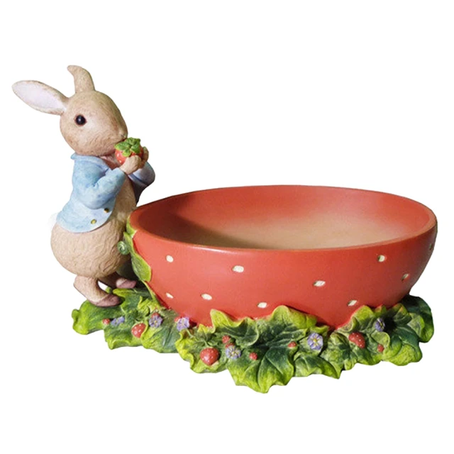 PETER RABBIT 比得兔 比得兔吃蘿蔔橢圓壁掛(擺飾