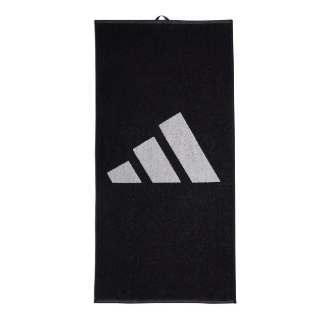 adidas 愛迪達adidas 愛迪達 3bar Towel SMAL 毛巾 運動 瑜珈 休閒 訓練 50x100cm 純棉 黑(IU1290)