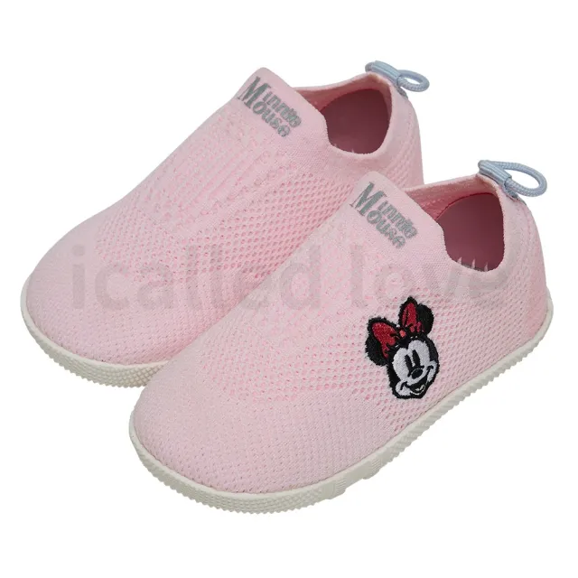 【Disney 迪士尼】迪士尼童鞋 小熊維尼 電繡 米妮 奇奇蒂蒂針織休閒鞋(寶寶鞋 學步鞋 室內鞋)