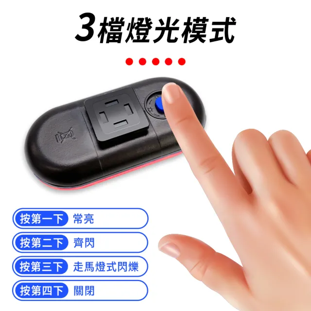 【MASTER】爆閃肩燈 閃紅燈 夜間警示燈 警用肩燈 行人警示燈 安全燈 肩夾 618-FRL1(夜跑警示燈 爆閃警示燈)