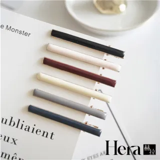 【HERA 赫拉】韓國滴油簡約鴨嘴瀏海夾 5入(現貨瘋搶中  5入)