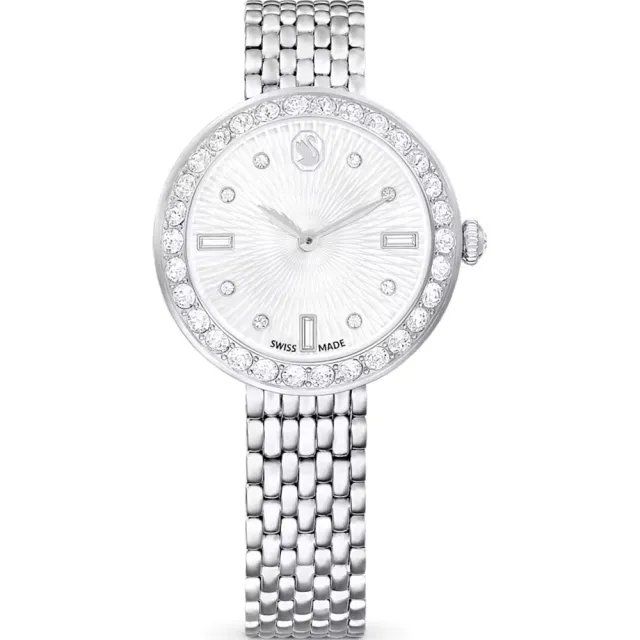 【SWAROVSKI 施華洛世奇】Certa系列自信優雅石英腕錶-30mm(5673022)