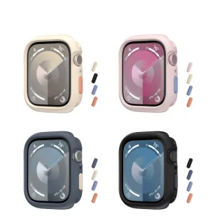 【MAGEASY】Apple Watch  9/8/7/6/5/4/SE 44/45mm Skin 保護殼(通用最新S9)