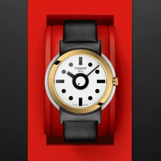 【TISSOT 天梭 官方授權】HERITAGE MEMPHIS 孟菲斯時尚腕錶 母親節 禮物(T1344102701100)