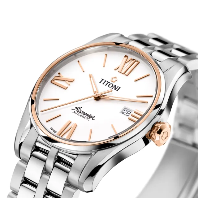 【TITONI 梅花錶】新空中霸王系列 機械錶 40mm(83908SRG-619)