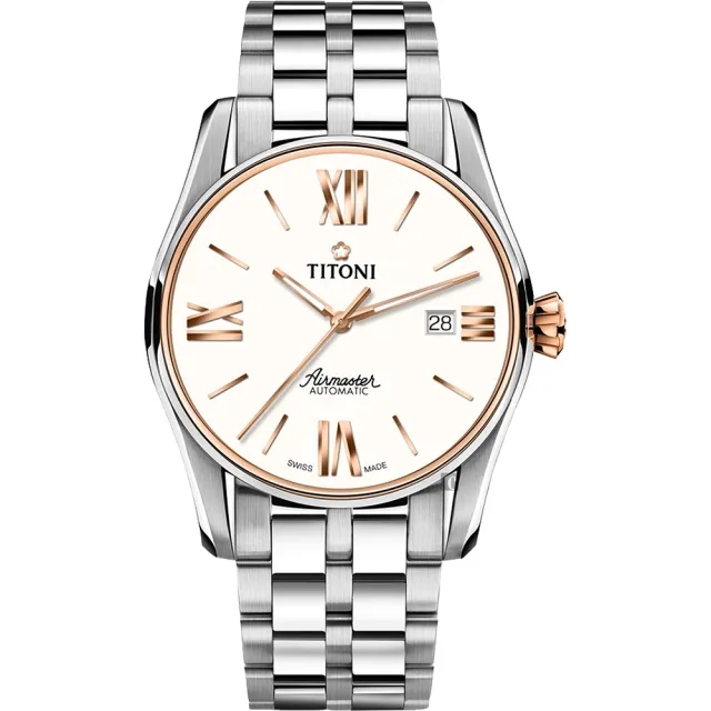 【TITONI 梅花錶】新空中霸王系列 機械錶 40mm(83908SRG-619)