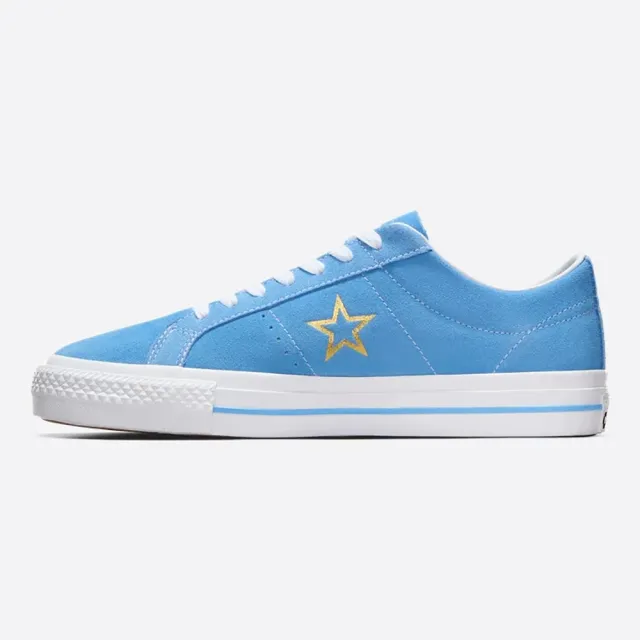 【CONVERSE】ONE STAR PRO OX 低筒 休閒鞋 男鞋 女鞋 藍色(A06647C)