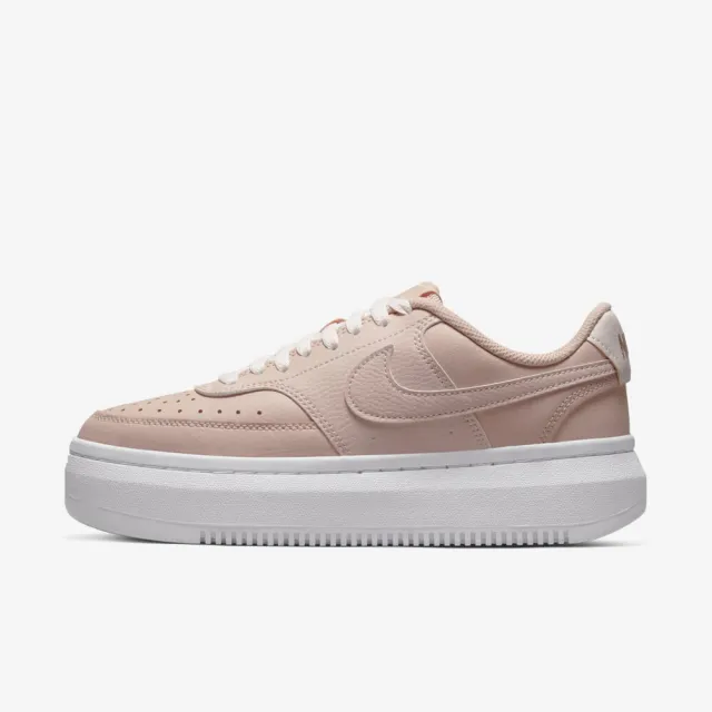 NIKE 耐吉】W Court Vision ALTA LTR 女休閒鞋運動厚底皮革粉白(DM0113