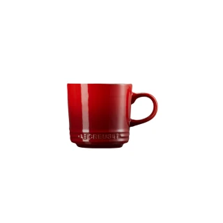 【Le Creuset】瓷器英式馬克杯300ml(櫻桃紅)