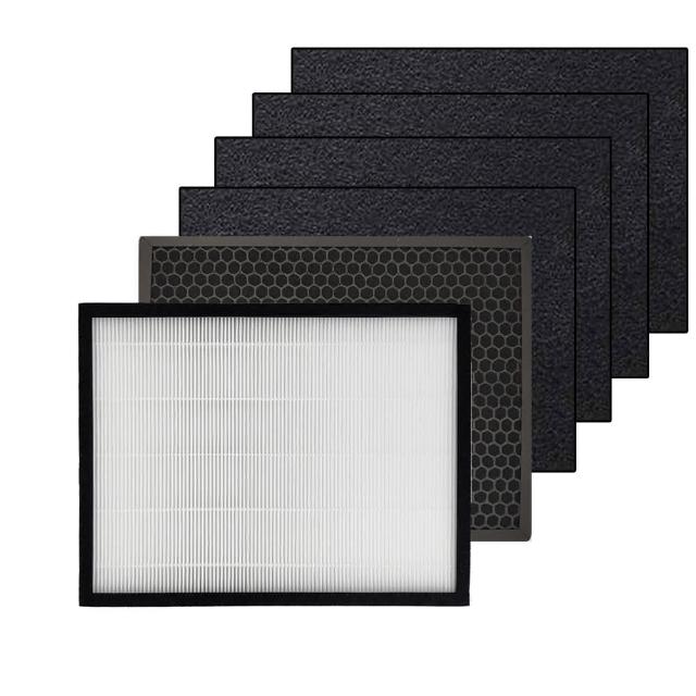 【RENZA】適用Opure 臻淨 A2 A3 A4 阿肥機 空氣清淨機(HEPA濾網+活性碳濾網 濾芯)